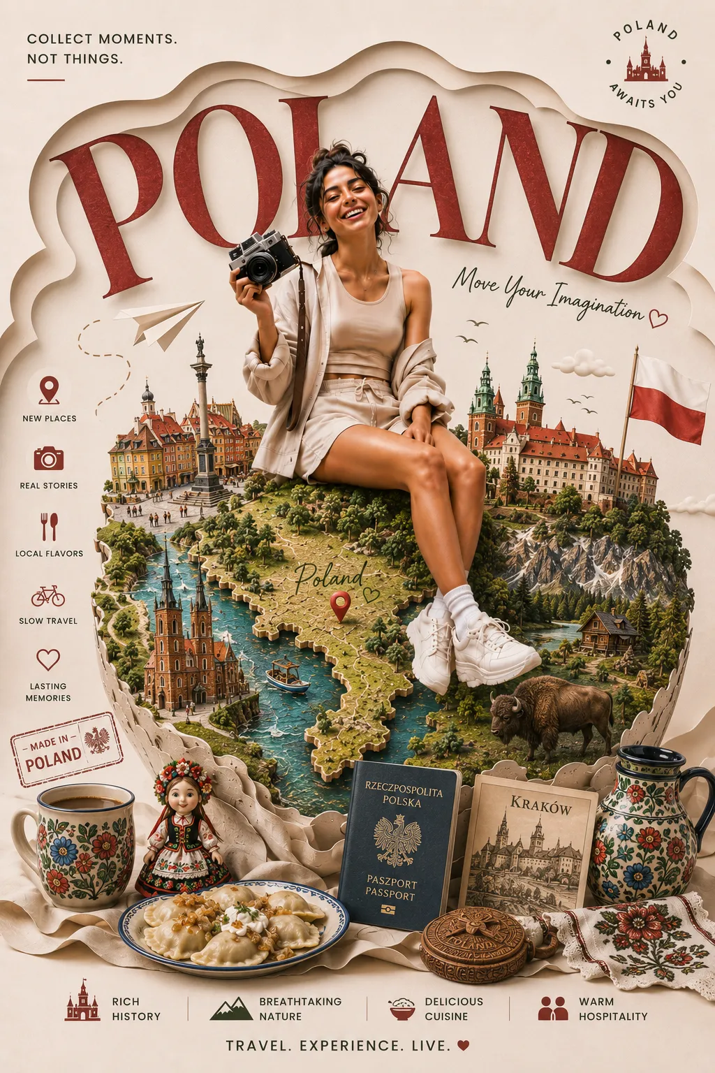 Luxury Miniature-Globe Travel Poster output 3