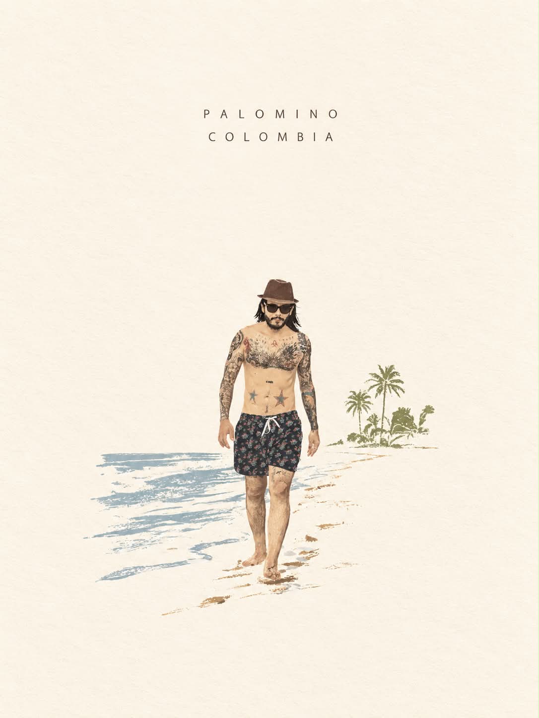 Minimalist Hand-Drawn Editorial Cover from a Photo