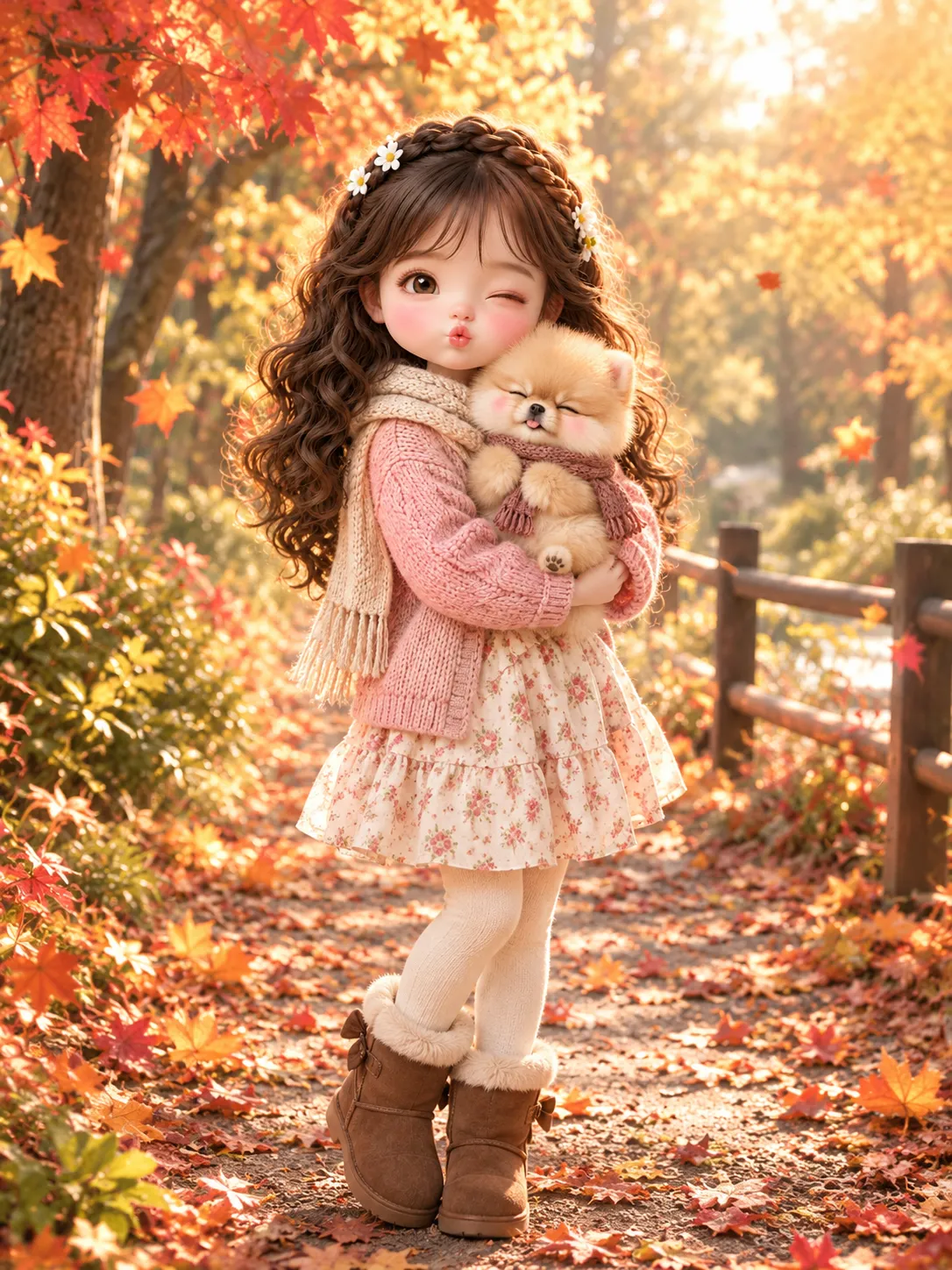 Full-Body Autumn Fashion Editorial from a Reference Photo output 2