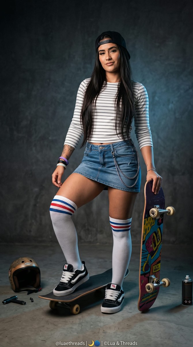 90s Skate-Culture Editorial Portrait output 4