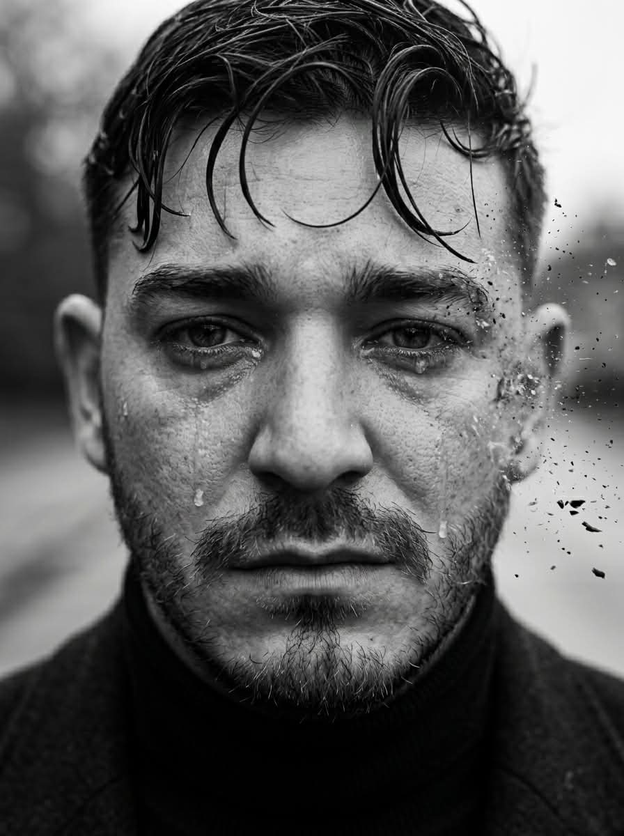 Melting Into Ashes — Rainy Impala Editorial Portrait output 3
