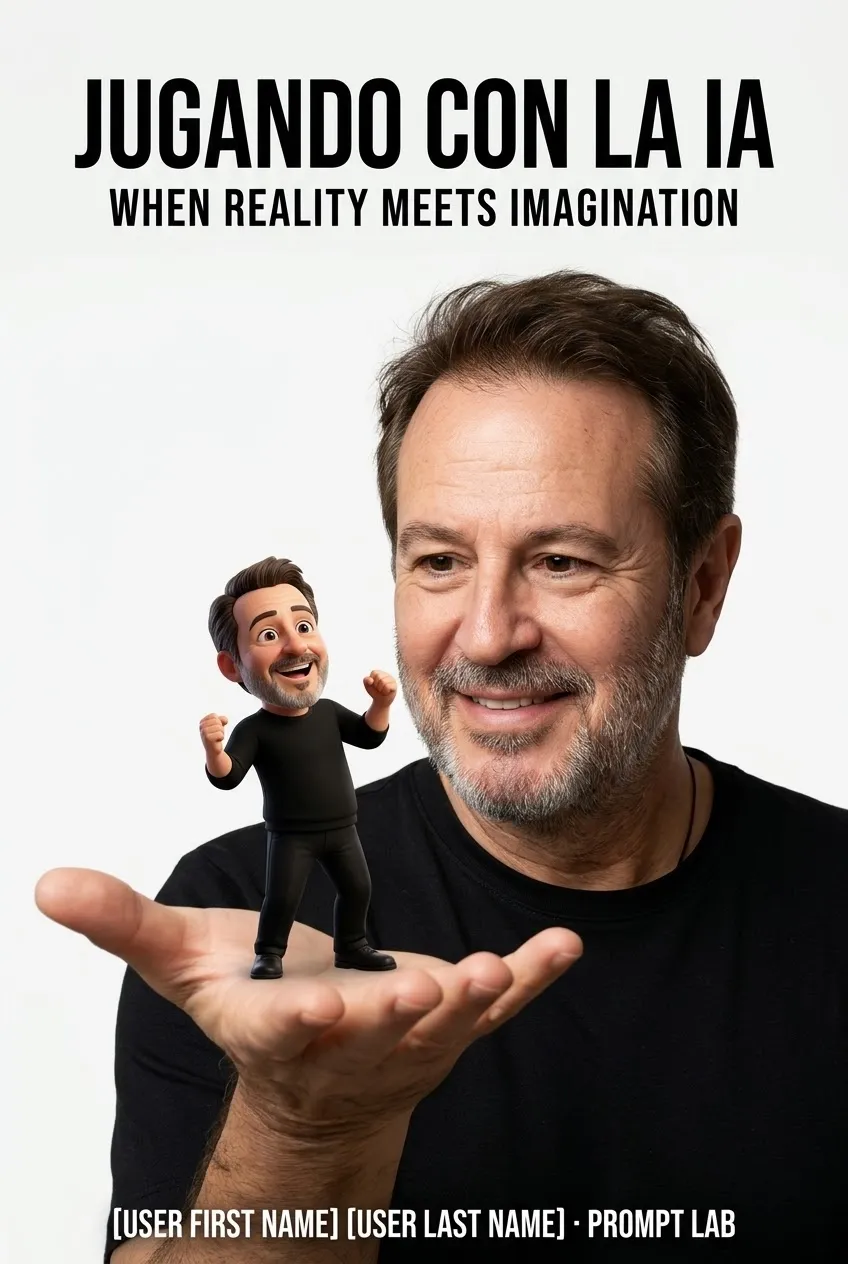 Playful Futuristic Reality-Meets-Imagination Poster