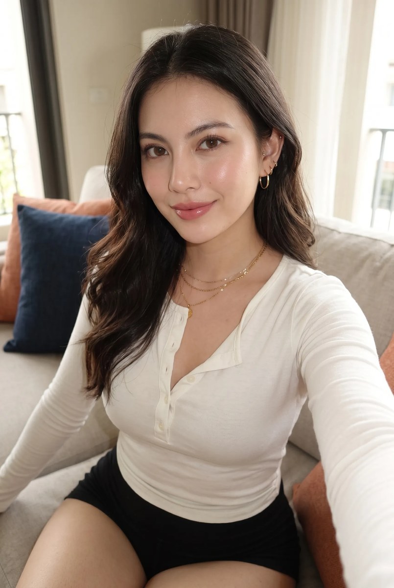 Cozy Smartphone Selfie Portrait output 7