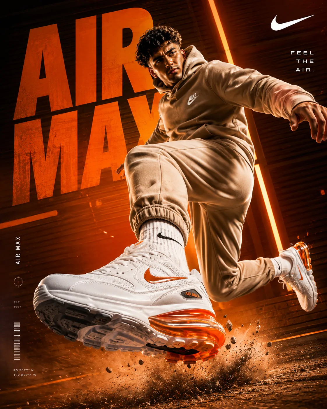 Dynamic Sportswear Advertisement Image output 3