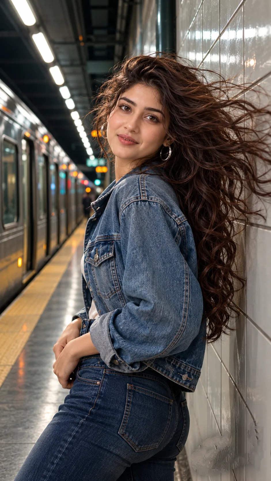 Urban Edge — Cinematic Subway Portrait