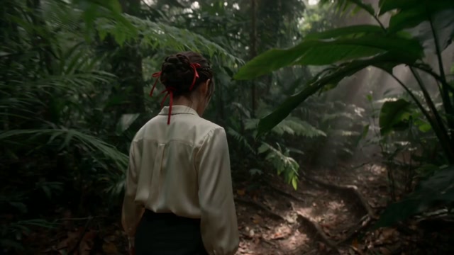 Vintage Rainforest Hike and Cloud-Face Video