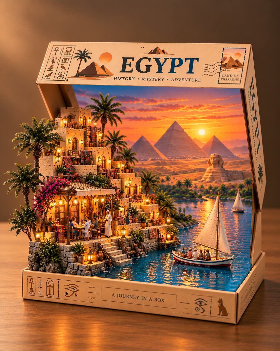 A Journey in a Box: Miniature Travel Diorama
