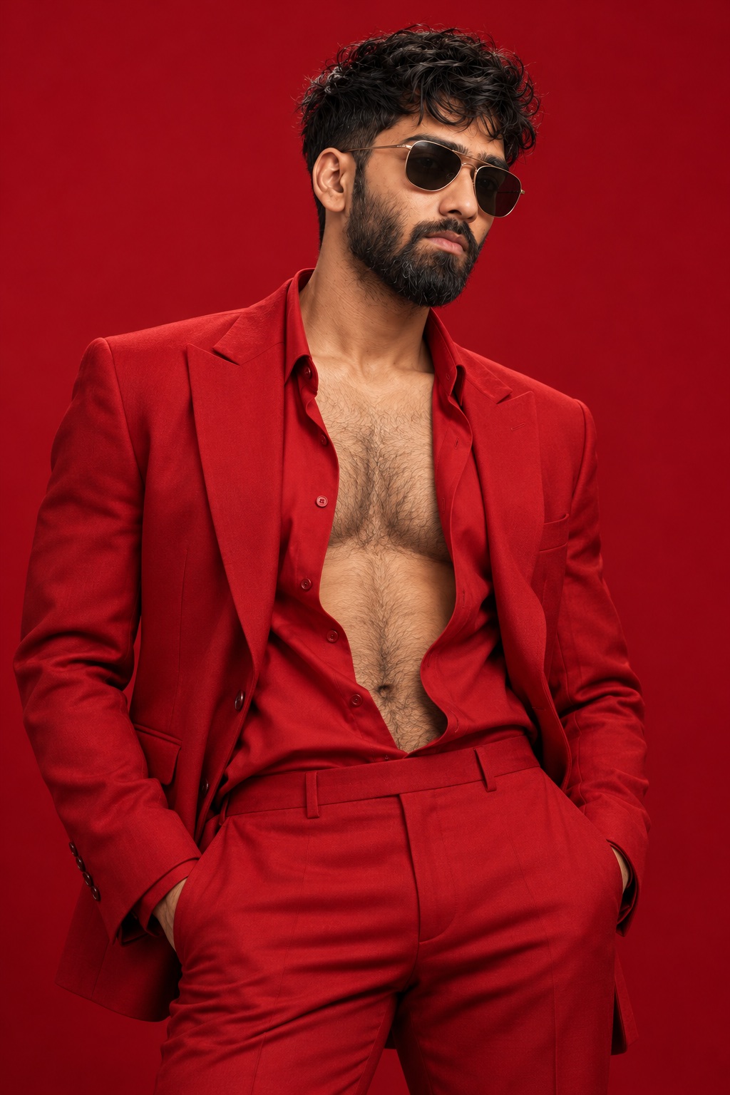 Crimson Studio Fashion Portrait output 1