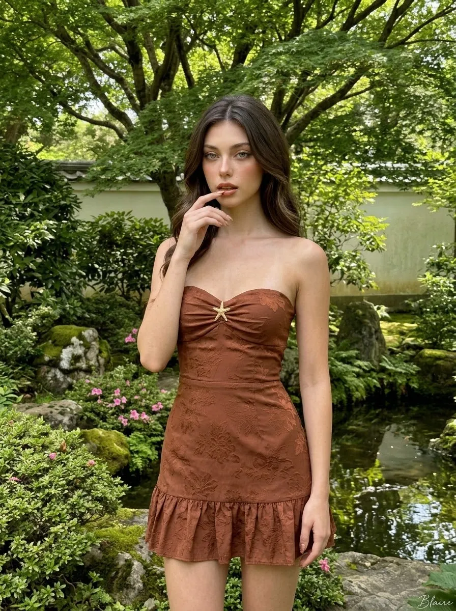 Copper Dress in a Japanese-Inspired Garden output 3