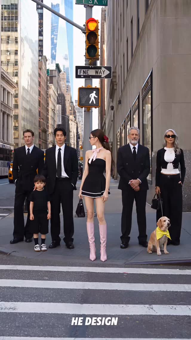 Crosswalk Fashion Film with Outfit Changes