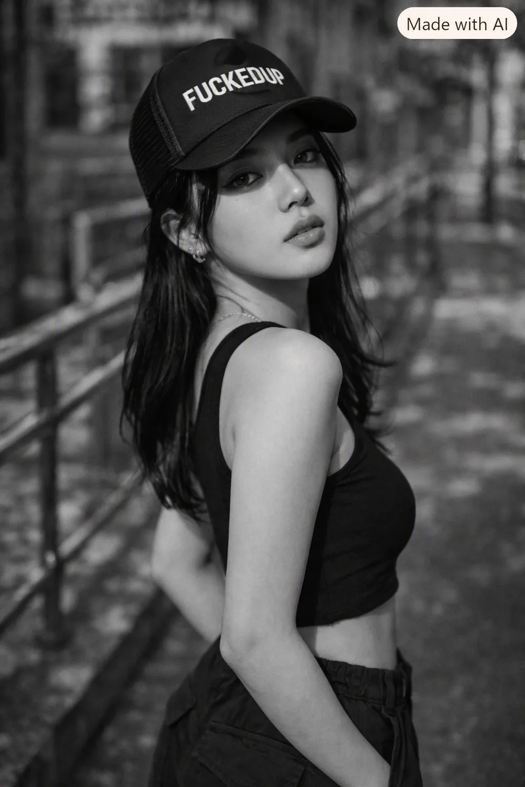 Monochrome Urban Street Portrait output 5