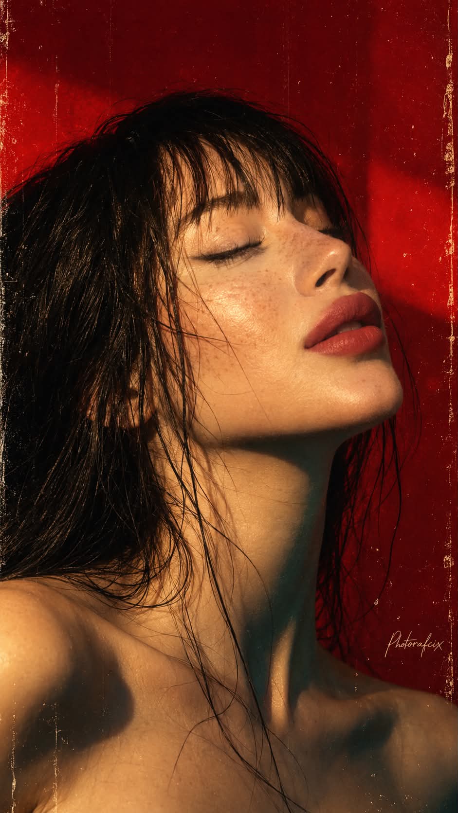 Cinematic Close-Up Editorial Portrait output 3