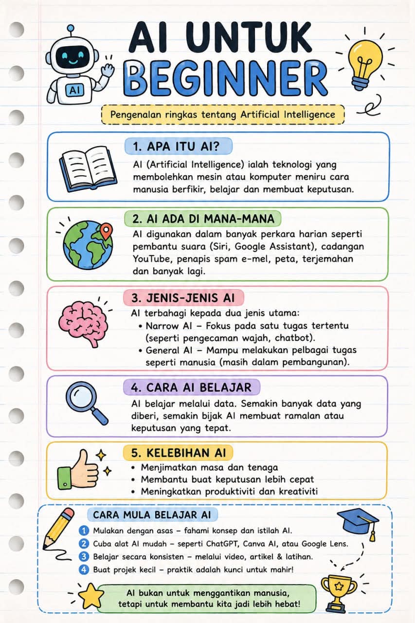 Hand-Drawn Notebook Educational Poster