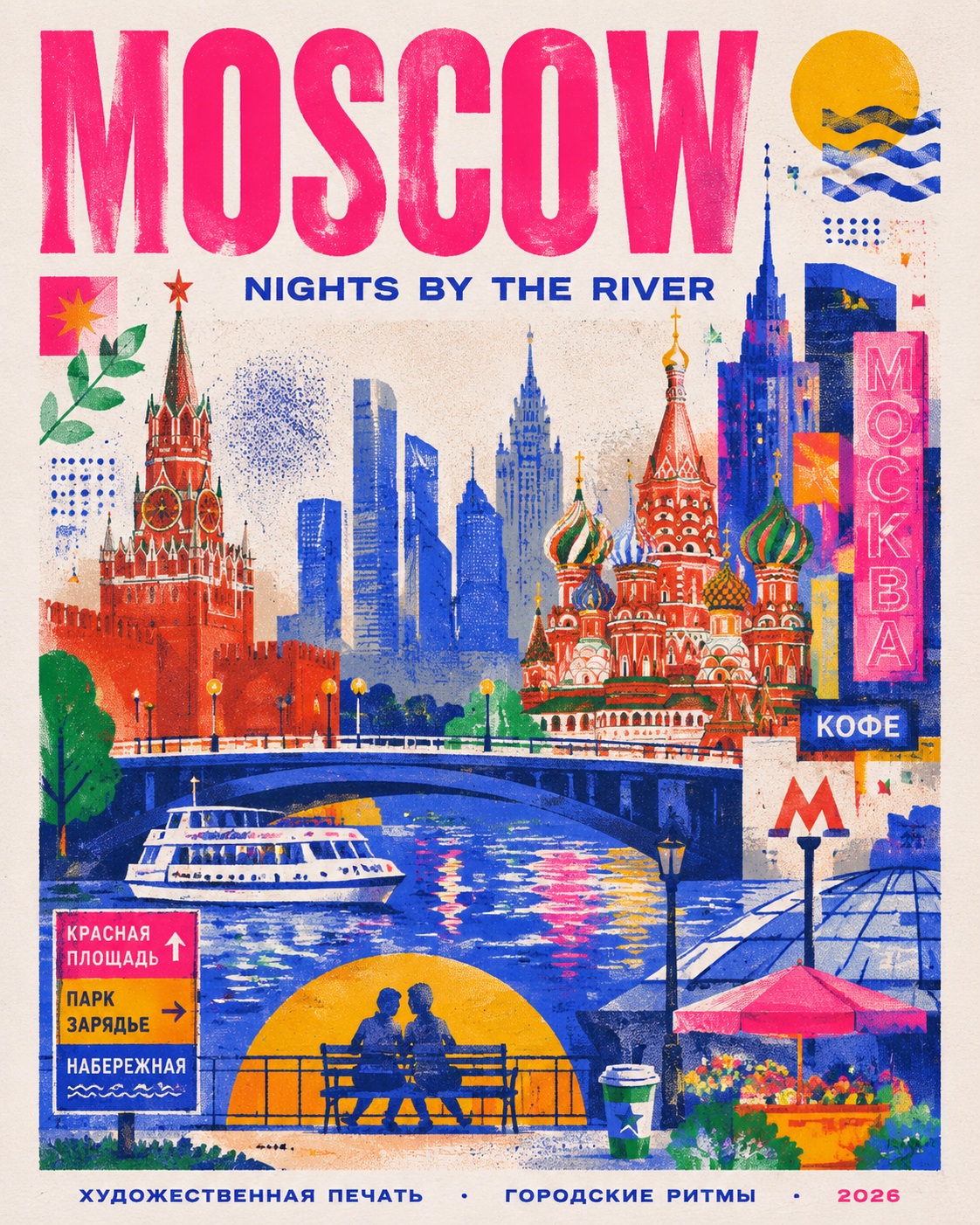 Risographic Travel Poster output 4