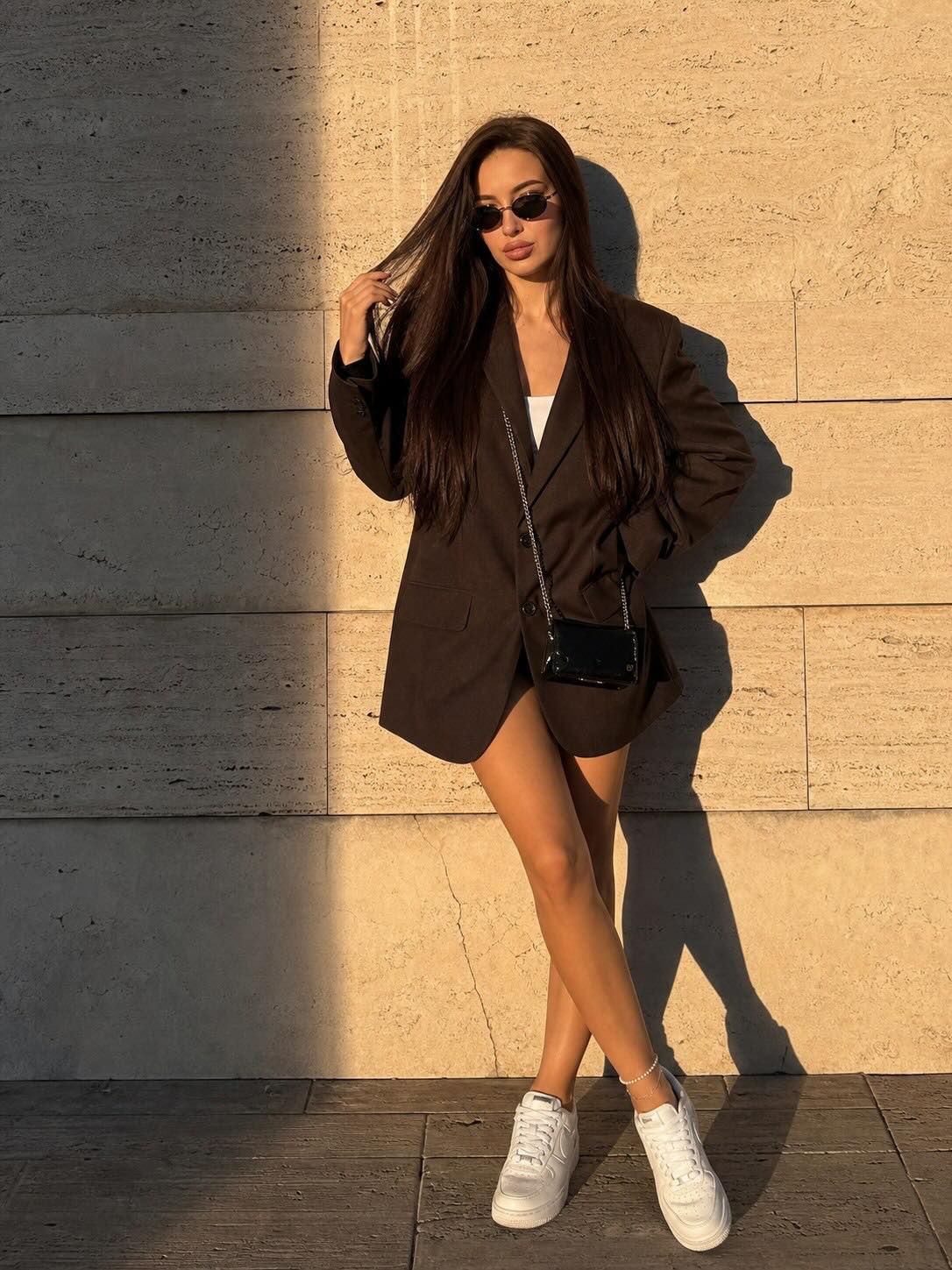 Golden-Hour Street-Style Fashion Portrait