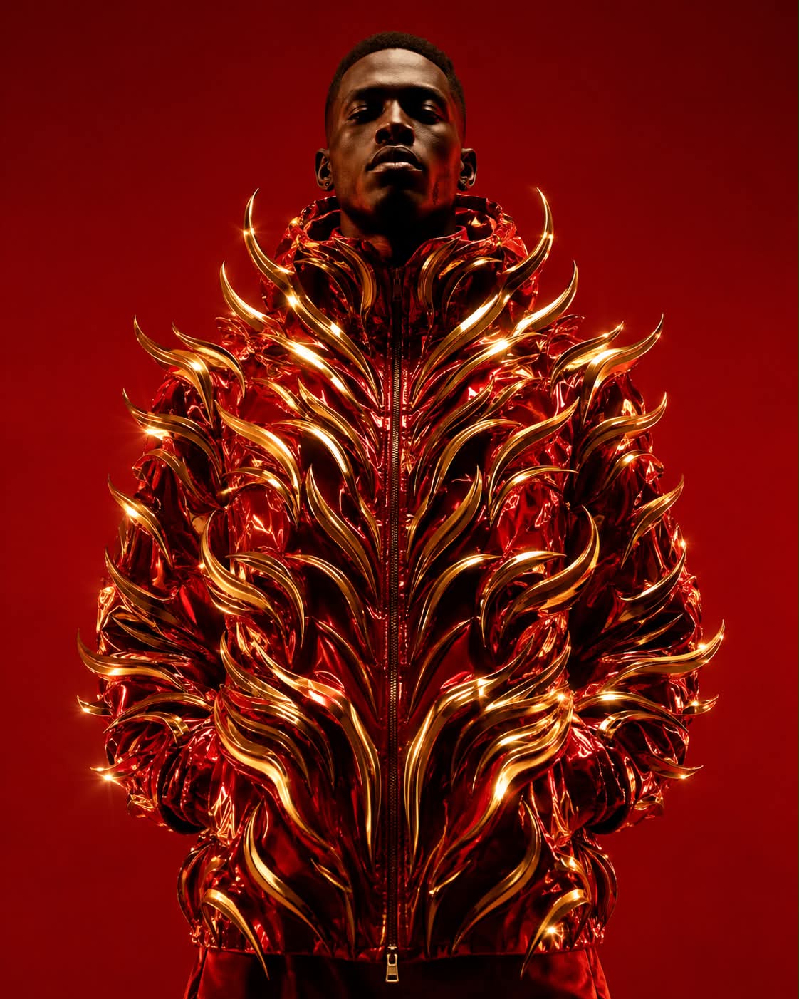 Futuristic Luxury Sportswear Campaign output 5