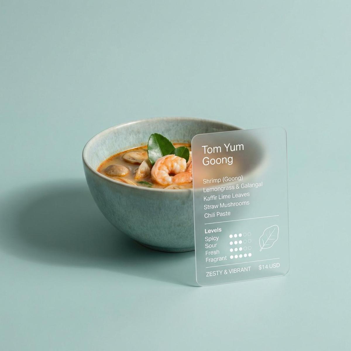 Creating a stylish food presentation output 1