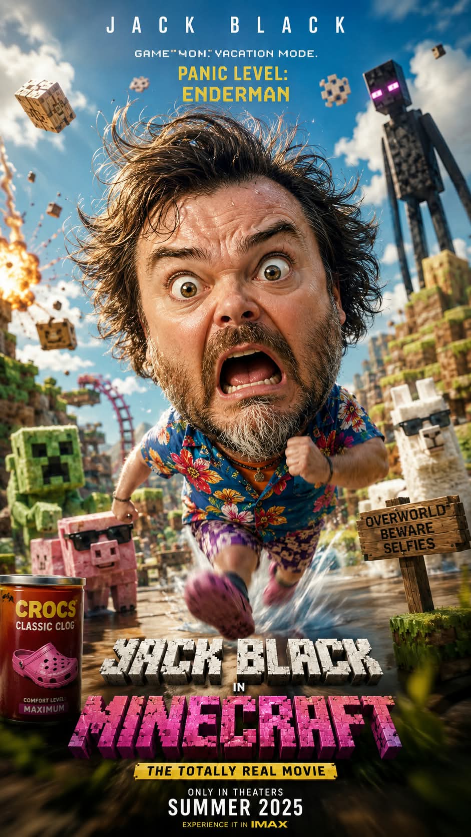Chaotic 3D Action Blockbuster Poster output 5