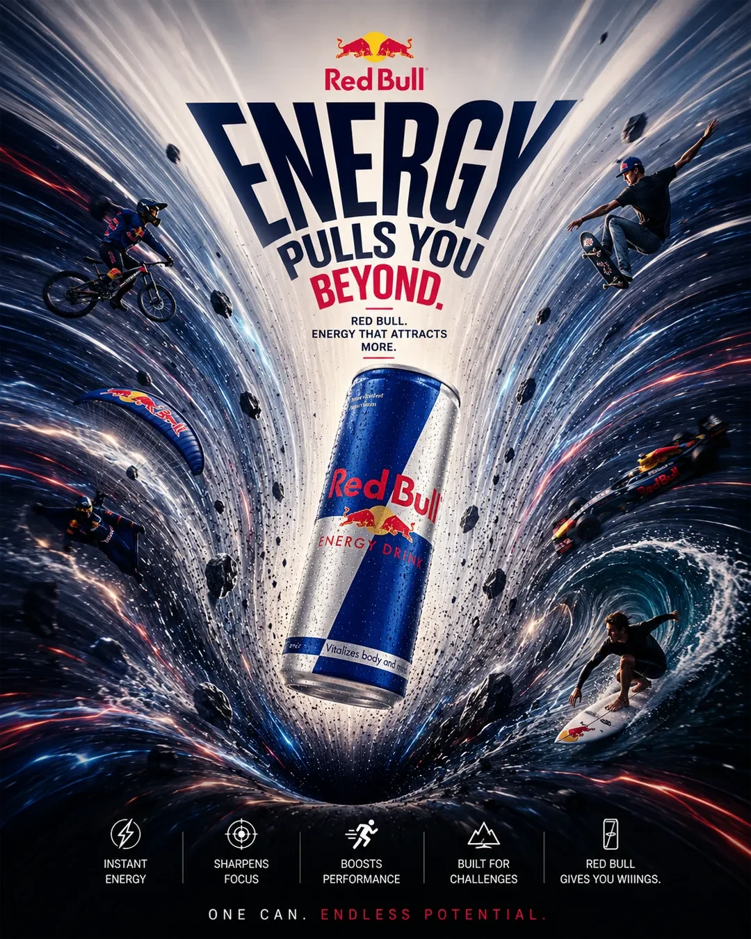 Product Gravity Advertising Poster output 1