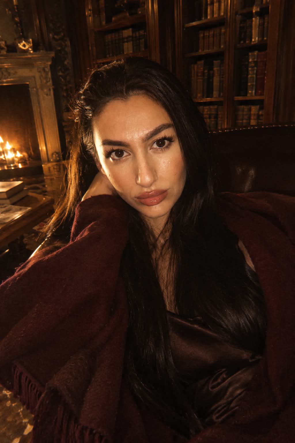 Quiet-Luxury Estate Library Portrait output 2