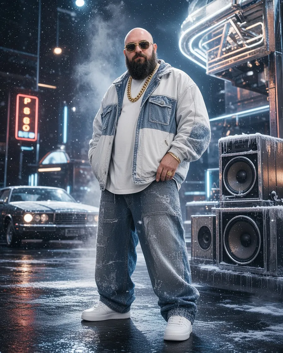 Early-1990s Ice-Era Hip-Hop Portrait output 2