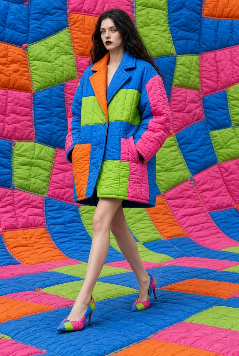 Quilted Couture Fashion Look output 3