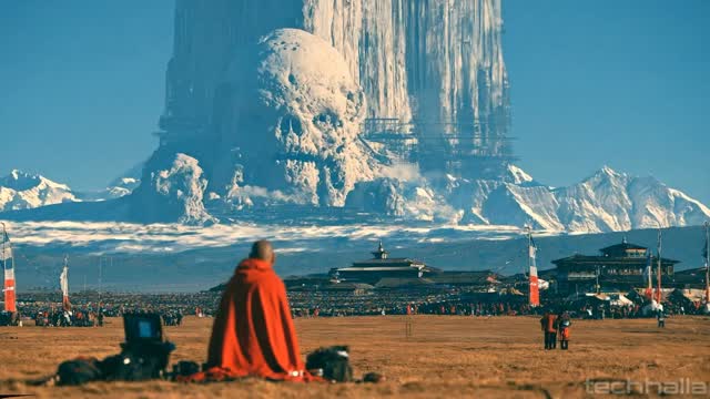 2000s Camcorder Footage: Monk vs. Ice Giant