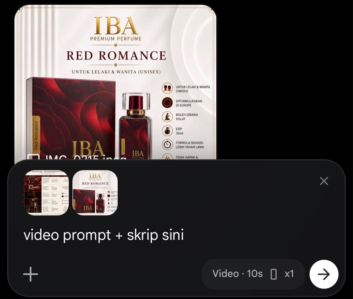 Create a 10-Second Cinematic Perfume Storyboard and Video output 4