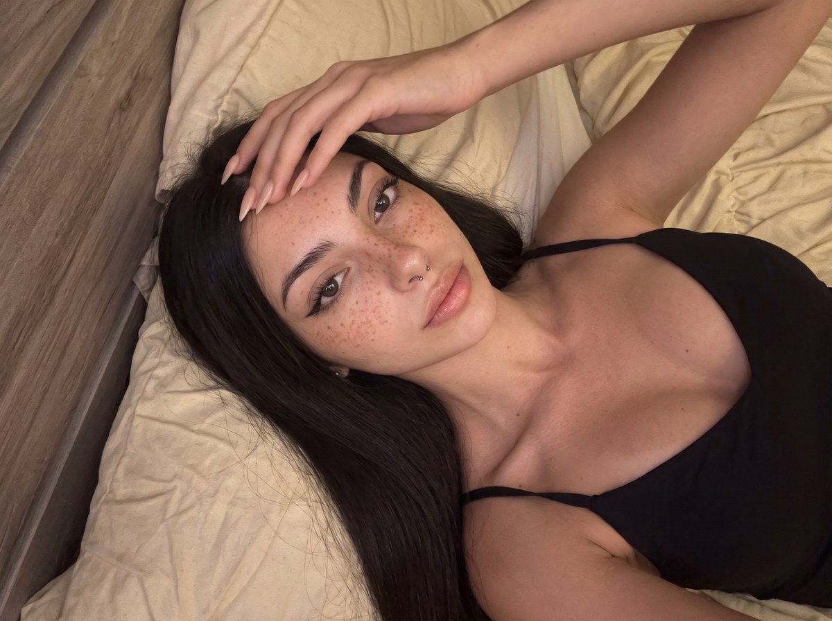 Photorealistic Bedside Selfie Composite output 1