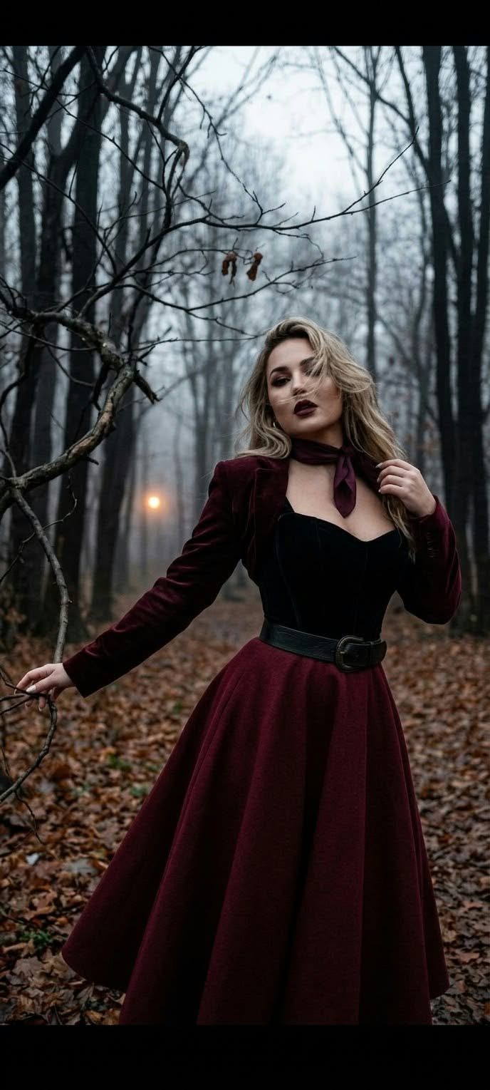Dark Romance in an Autumn Forest output 2