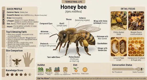 Terrestrial Life Scientific Infographic output 1