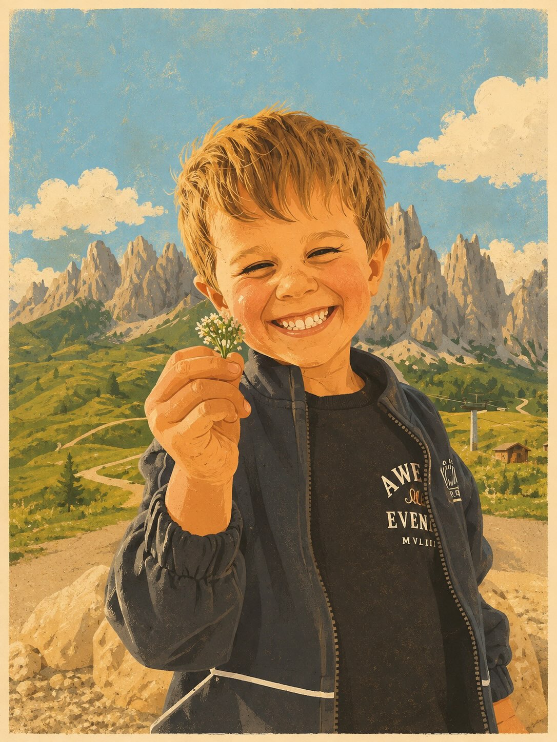 Naïve Designer-Poster Illustration from a Photo output 3