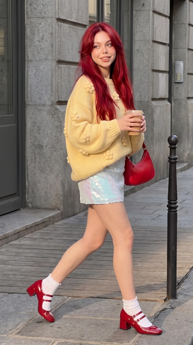 Golden-Hour Coffee Break Street-Fashion Portrait output 6