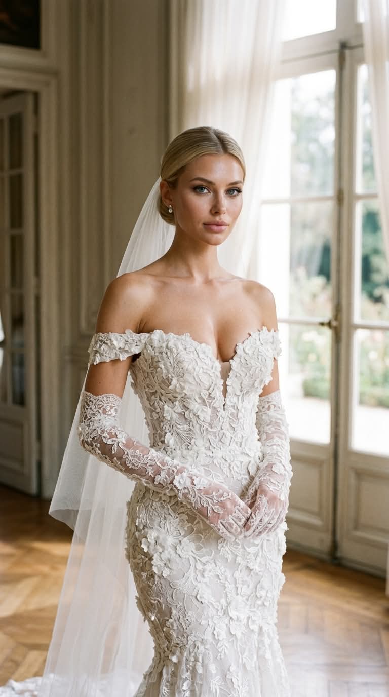 Photorealistic Bridal Fashion Portrait output 2