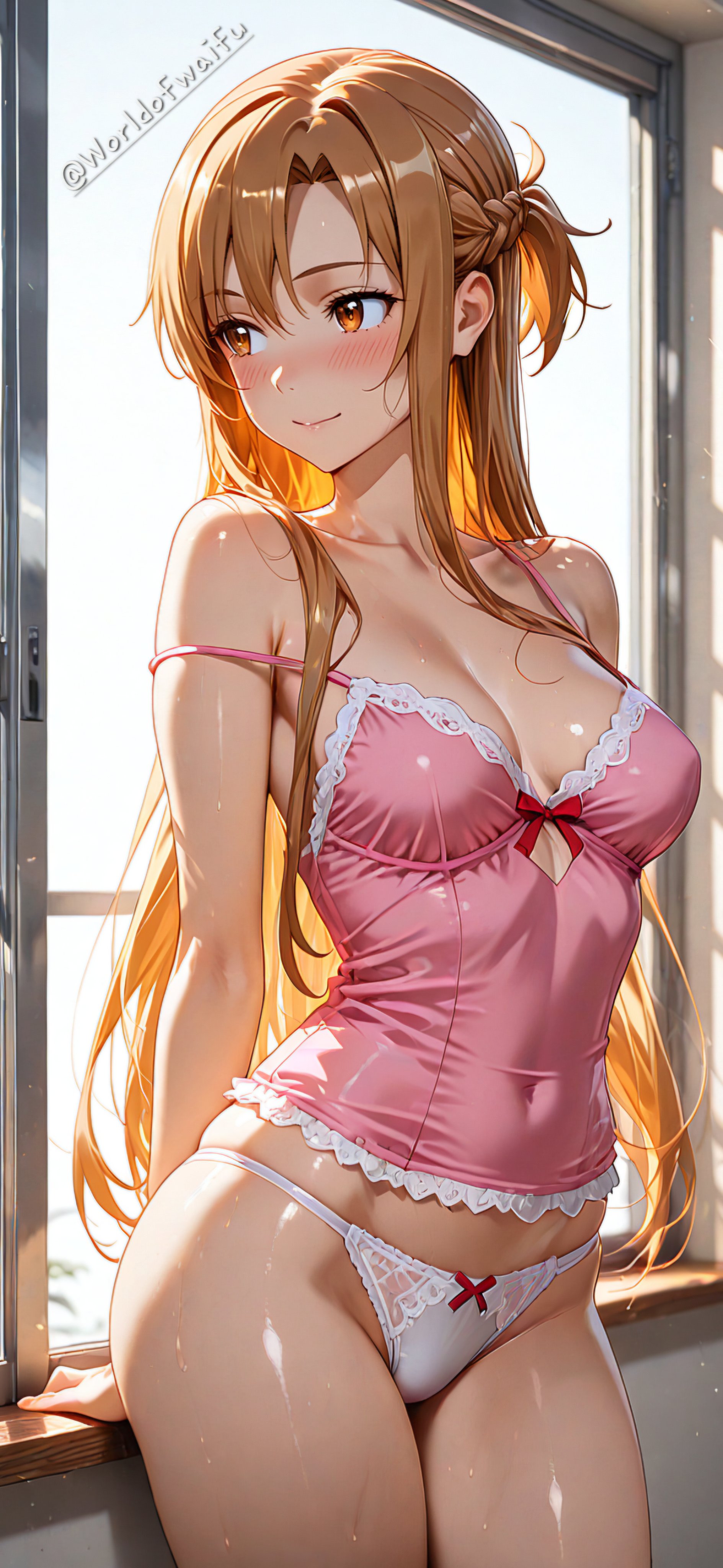 Image Prompt Featuring Asuna Yuuki from Sword Art Online