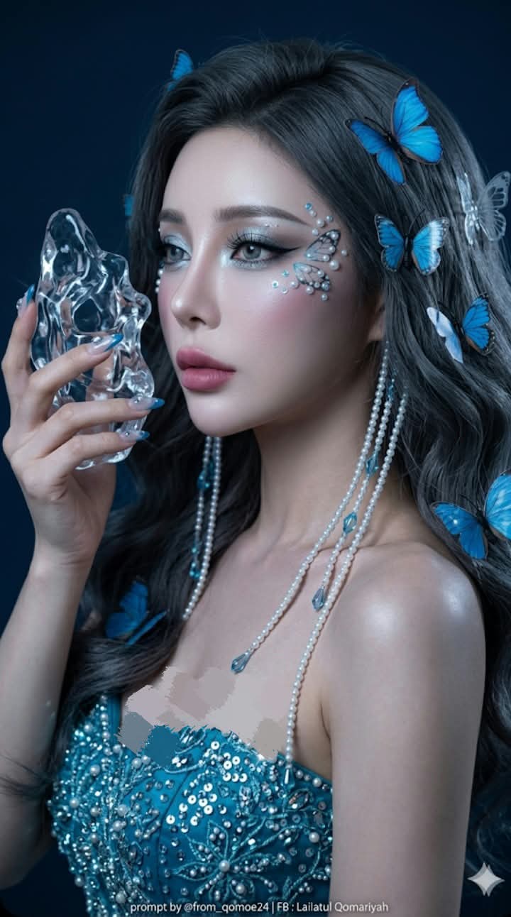 Under-the-Sea Ice-Queen Portrait