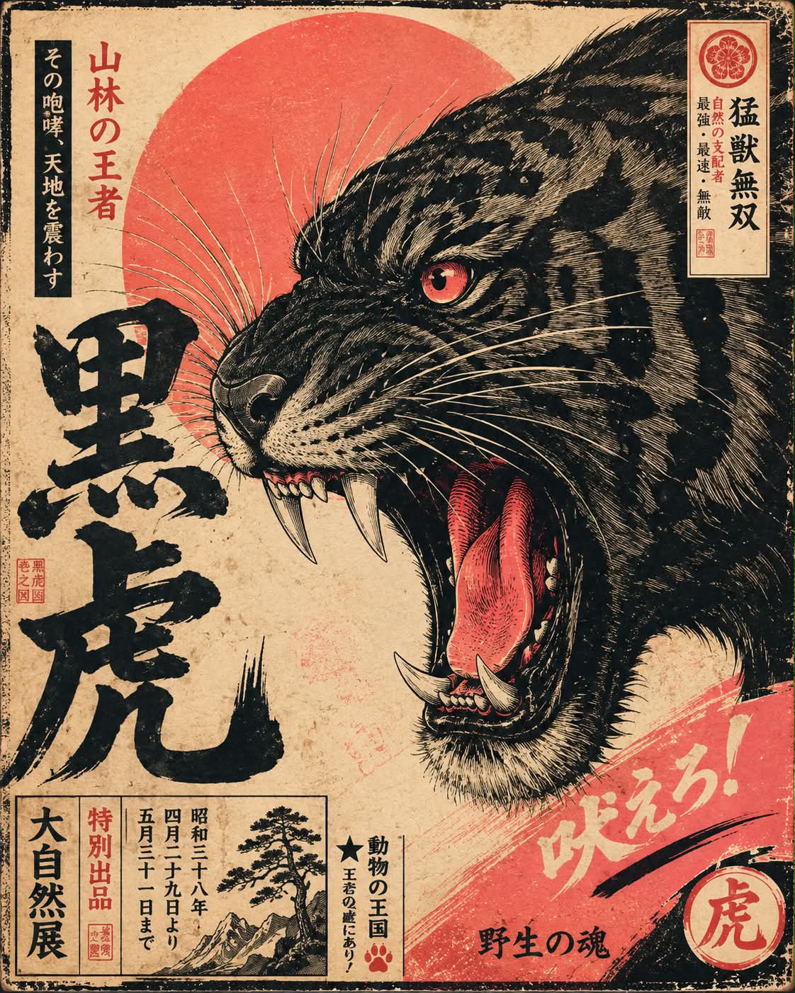 Vintage Japanese Graphic Poster