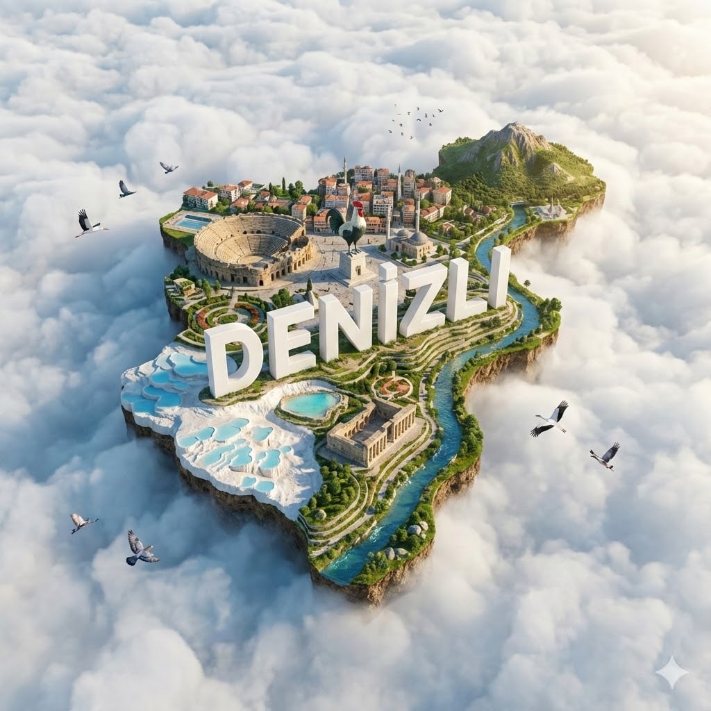 Floating City Island - Photoreal 4K Poster output 1