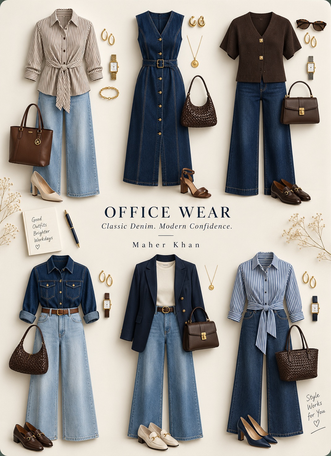 Luxury Editorial Office-Wear Fashion Board output 5