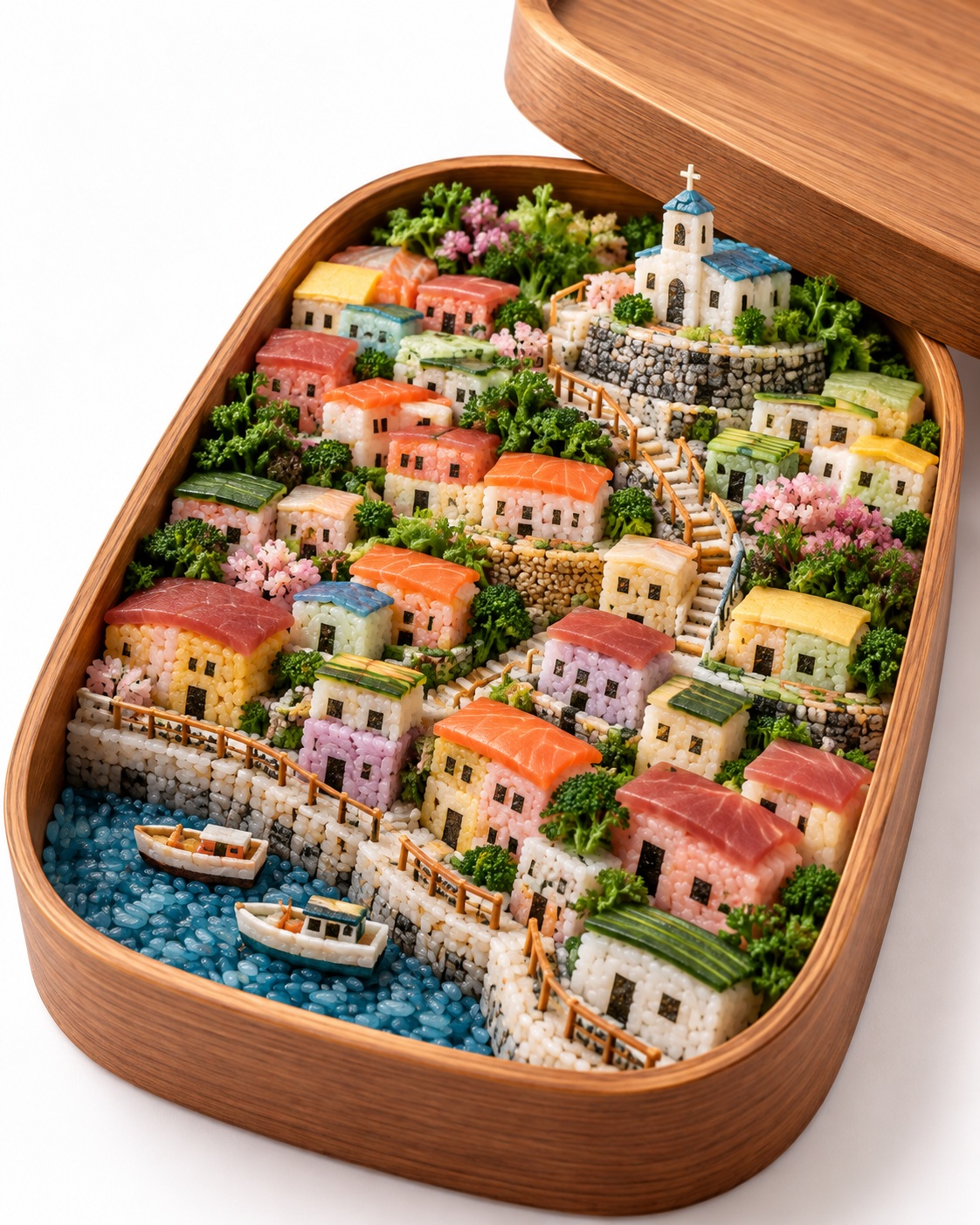 Edible Miniature Neighborhood in a Lunchbox output 2