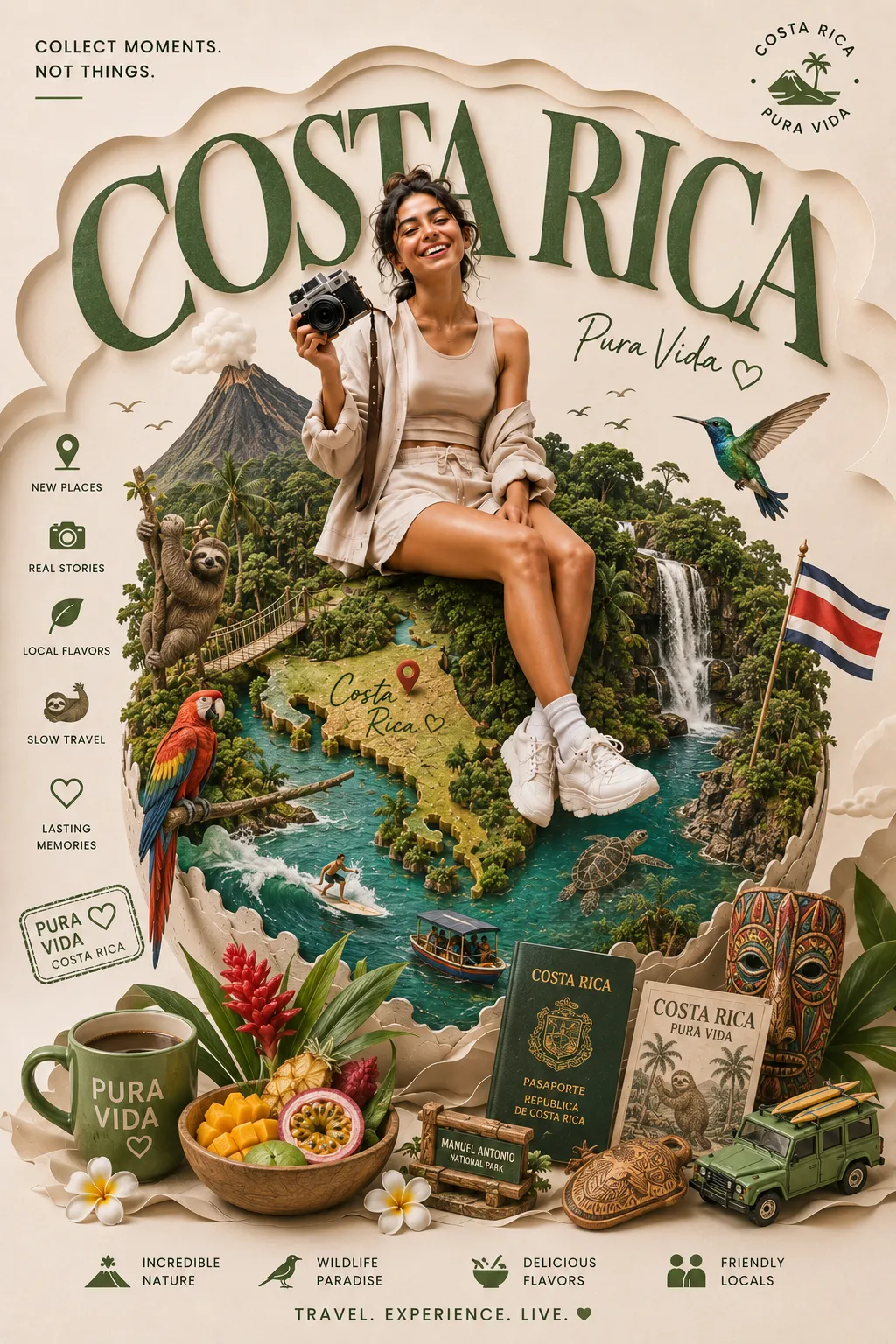 Luxury Miniature-Globe Travel Poster output 4