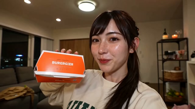 Authentic Burger Night Selfie Vlog