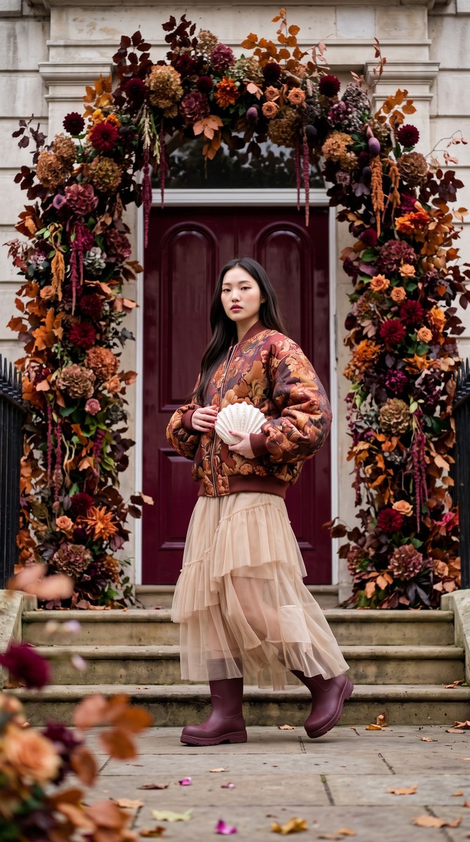 Autumn Floral-Arch Fashion Portrait output 1