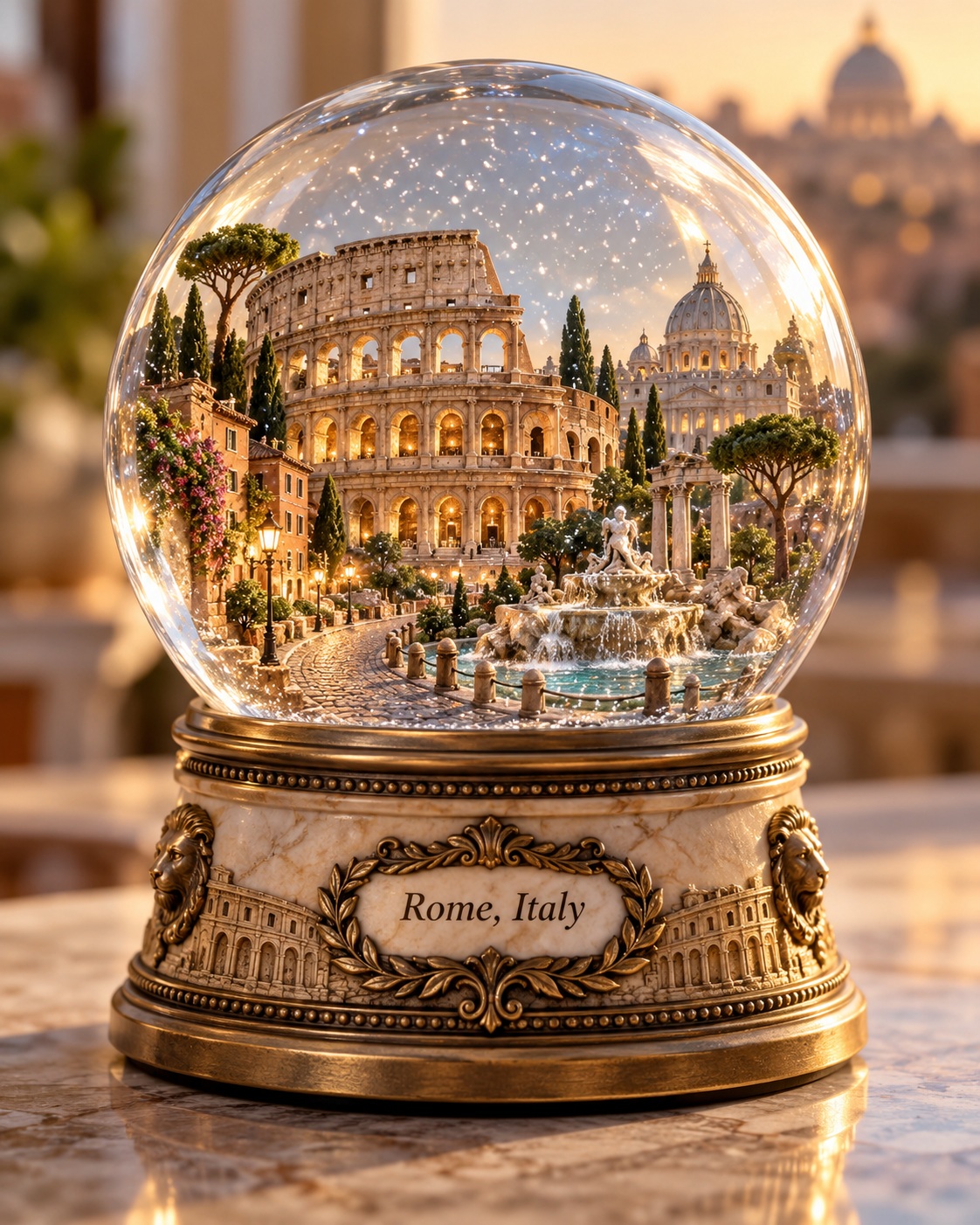 Premium City Snow Globe Souvenir output 8