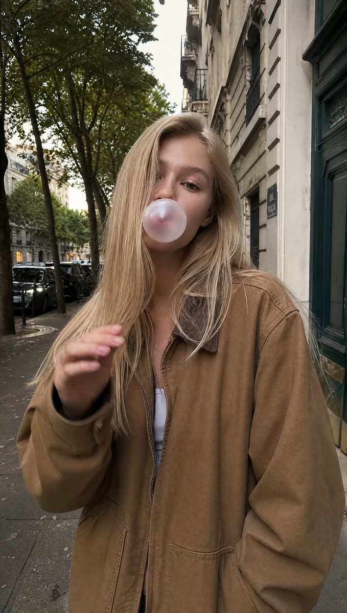 Candid iPhone Portrait on a European City Street output 2