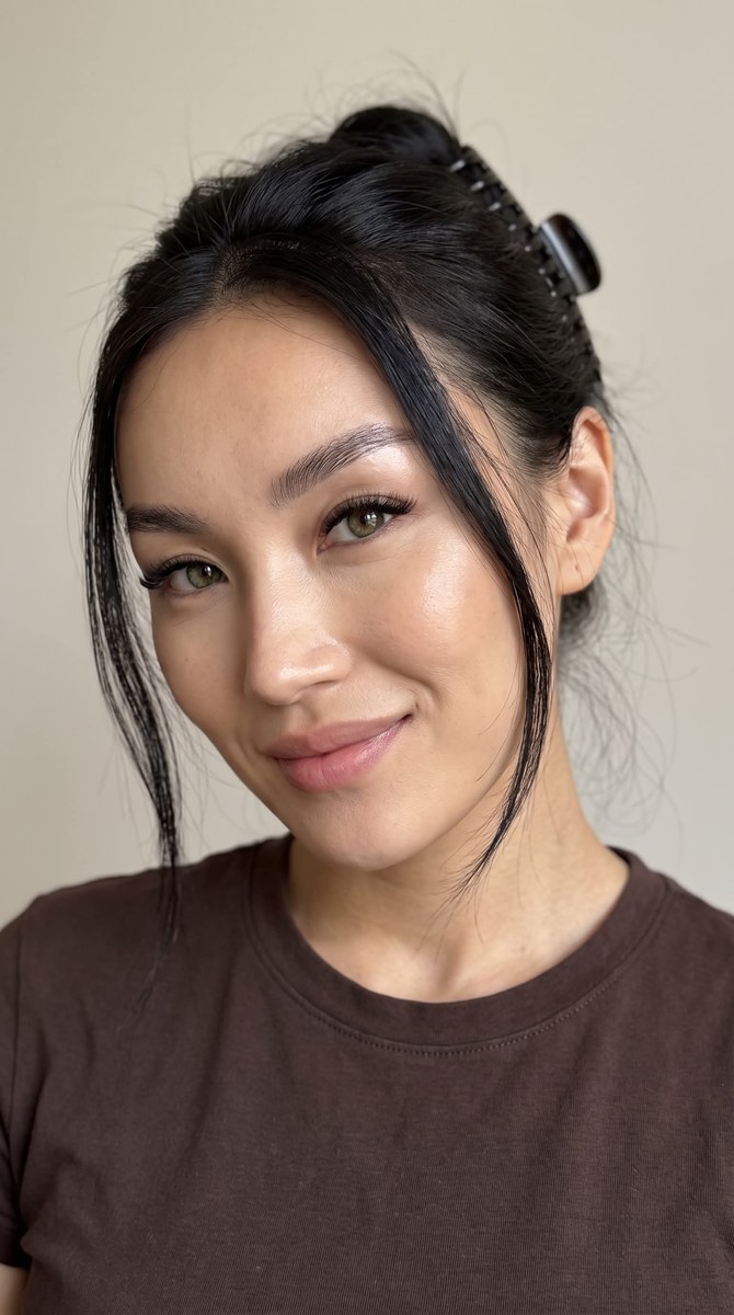 Photorealistic Close-Up Portrait of a Young Woman