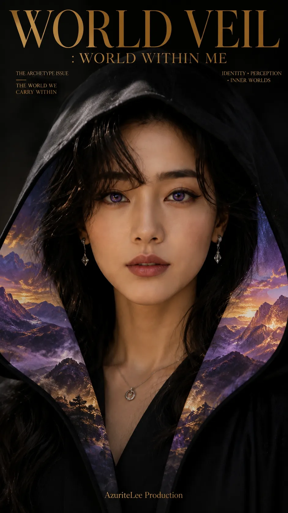 World Veil: World Within Me — Editorial Cover output 2