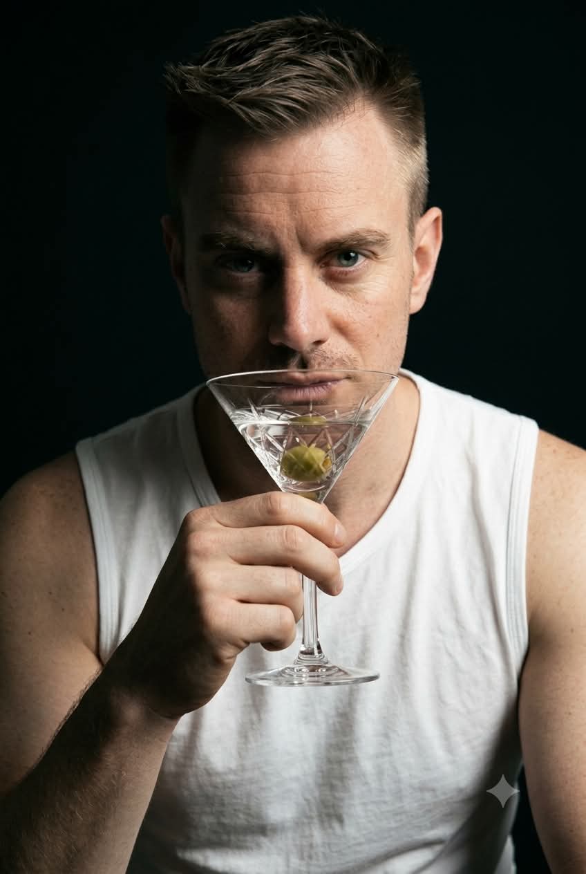Moody Martini Fashion Portrait output 2
