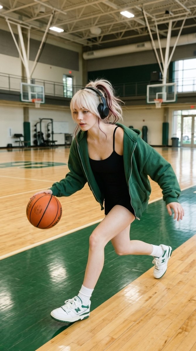 Candid Sporty Portrait at an Indoor Basketball Court output 6