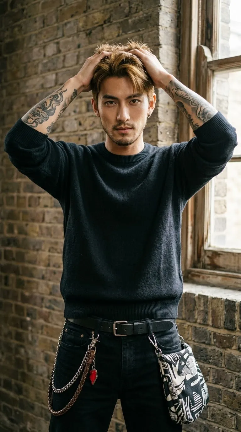 Industrial Grunge Editorial Portrait output 2